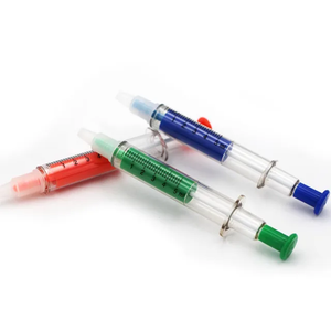 Syringe Pen and Highlighter Set