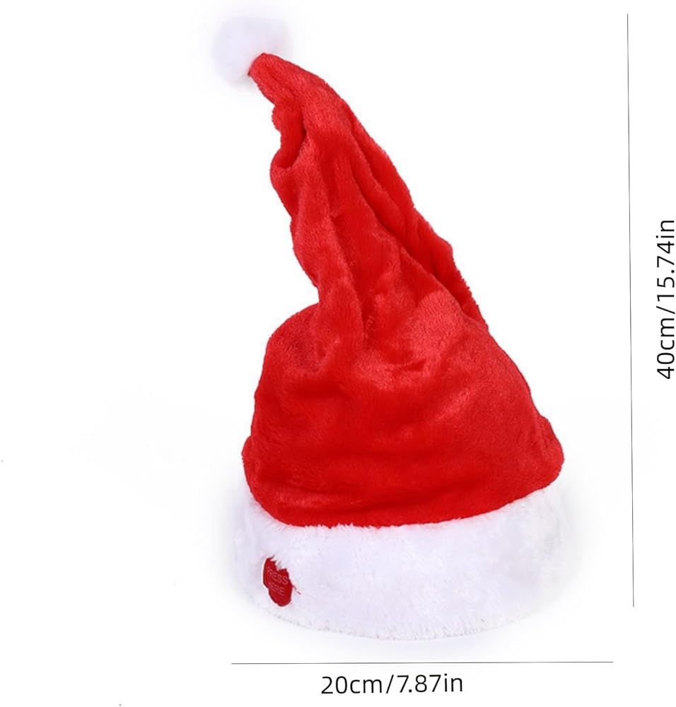 Singing Santa Christmas Hat