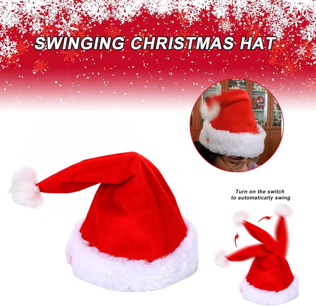 Singing Santa Christmas Hat