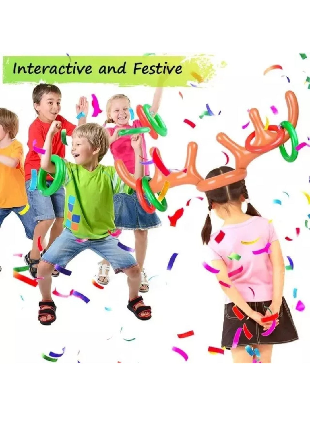 Christmas Reindeer Antlers Toss Game