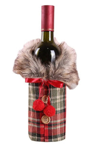 Christmas Wine Bottle Cover