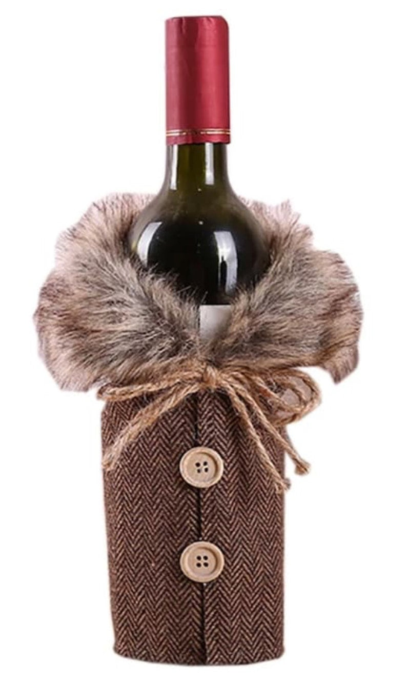 Christmas Wine Bottle Cover