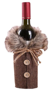 Christmas Wine Bottle Cover