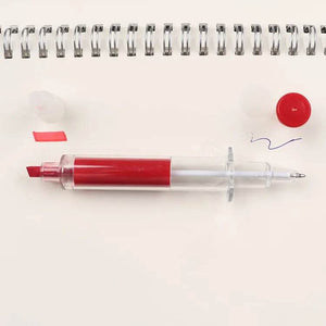 Syringe Pen and Highlighter Set