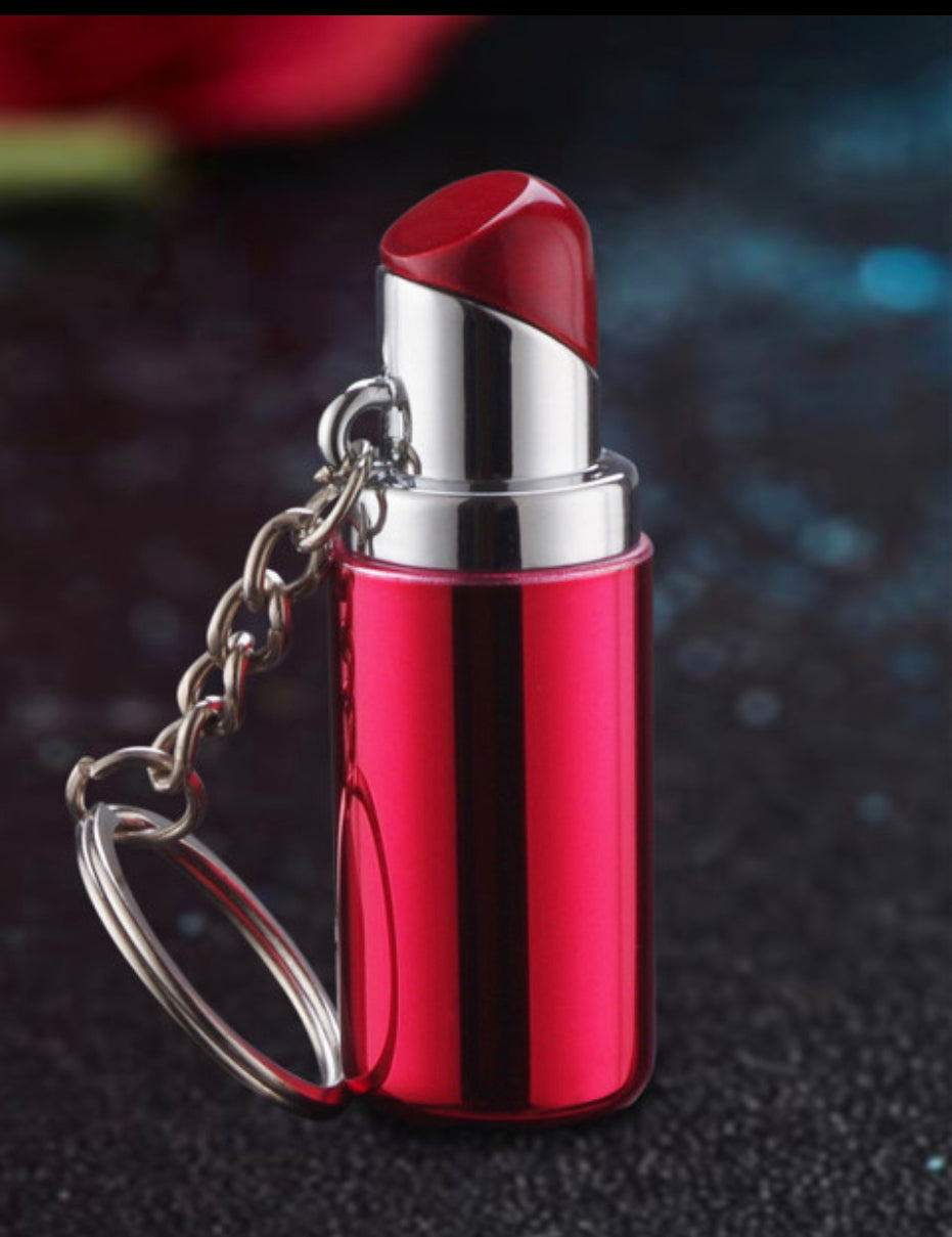 Lipstick Lighter with Keychain