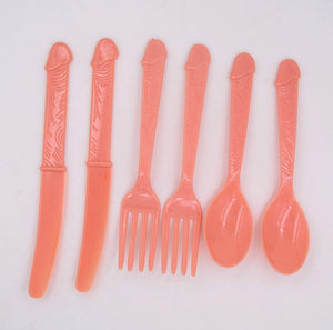 Penis Cutlery Set