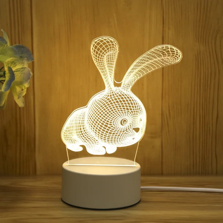 Bunny Acrylic Lamp