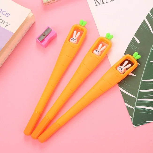 Carrot Bunny Pen 2pcs