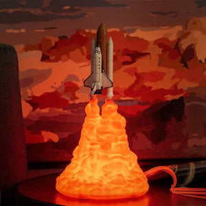 3D Rocket Lamp