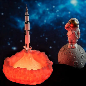 3D Rocket Lamp