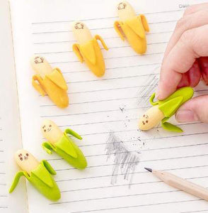 Banana Pencil Eraser 2pcs