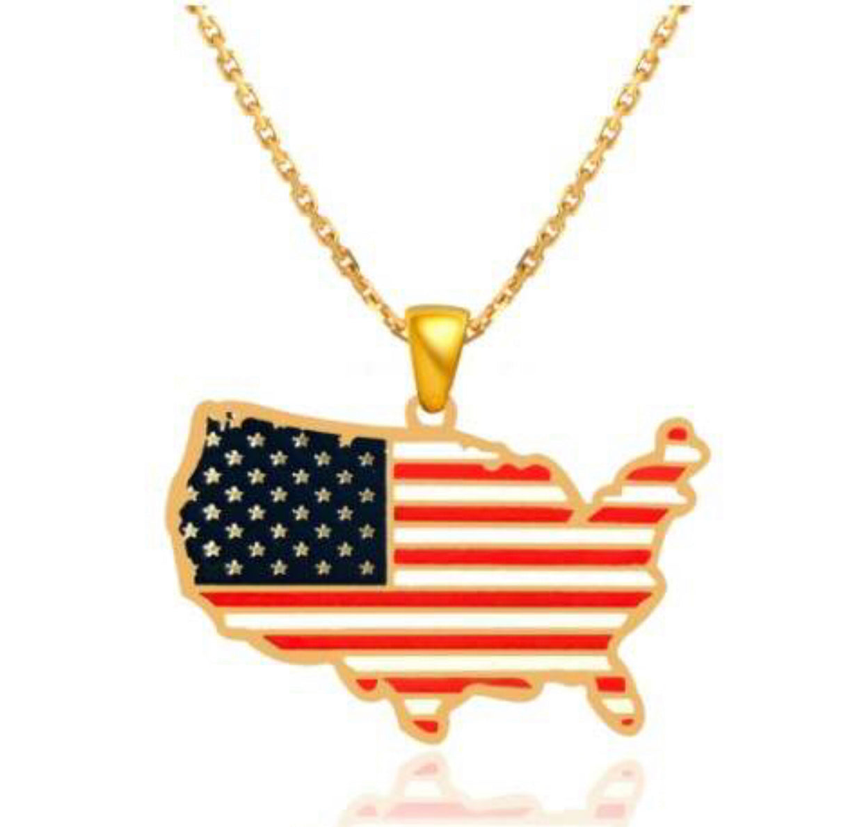 Country Map Necklace