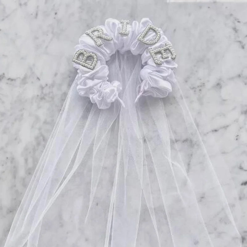 Ruched Bachelorette Bride Headband