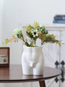 Penis Ceramic Flower Vase