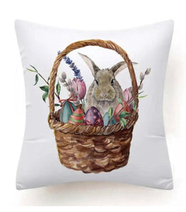 Easter Bunny Throw Pillow