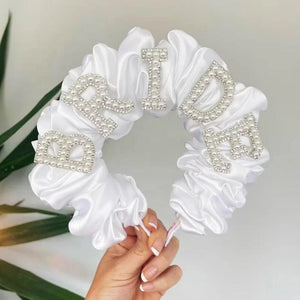 Ruched Bachelorette Bride Headband