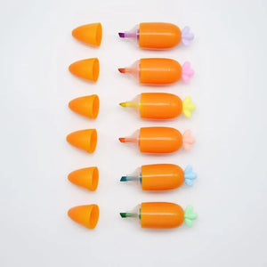 Mini Carrot Shaped Pen Highlighter