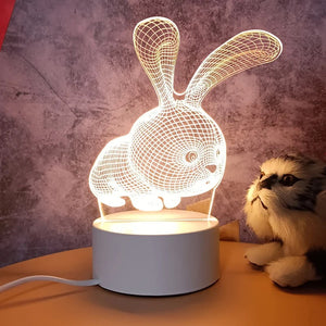 Bunny Acrylic Lamp