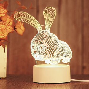 Bunny Acrylic Lamp