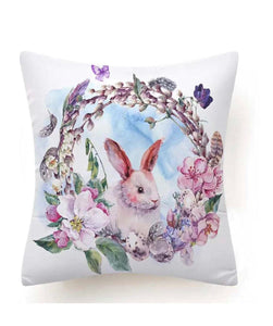 Easter Bunny Throw Pillow