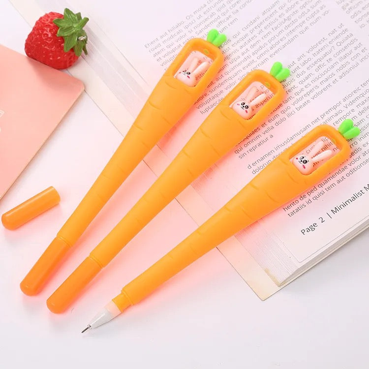 Carrot Bunny Pen 2pcs