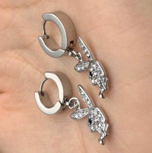 Bunny Hoop Earrings