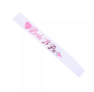 Bride to be Sash