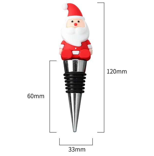 Christmas Santa wine Bottle stopper