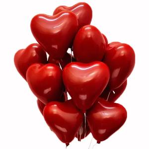 Red Love Balloon Set