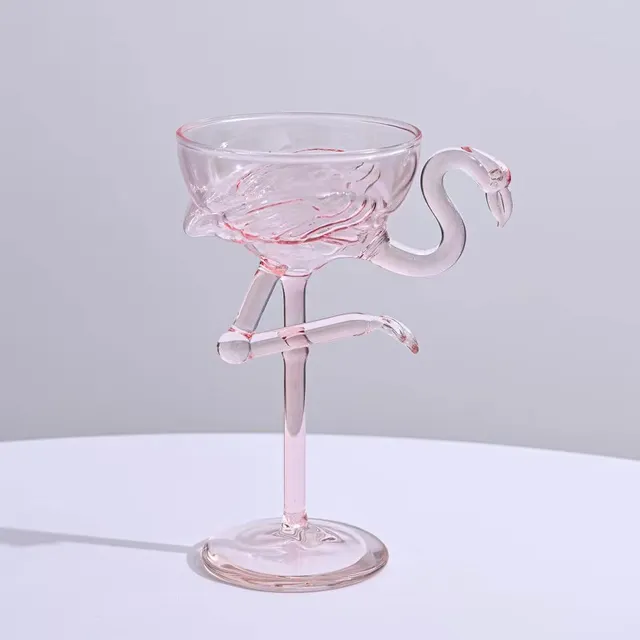 Flamingo Shaped Dessert Glass 2pcs