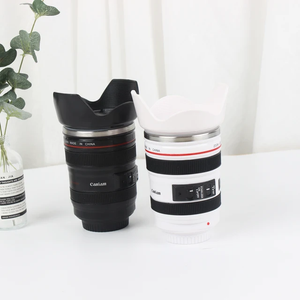 Camera Lens Lotus coffee mug