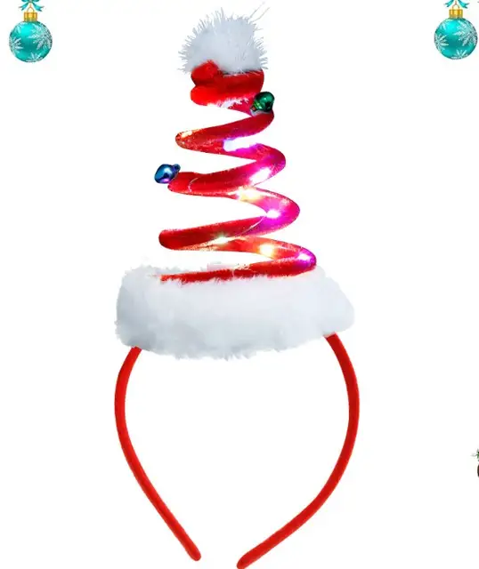 Christmas spiral Headband