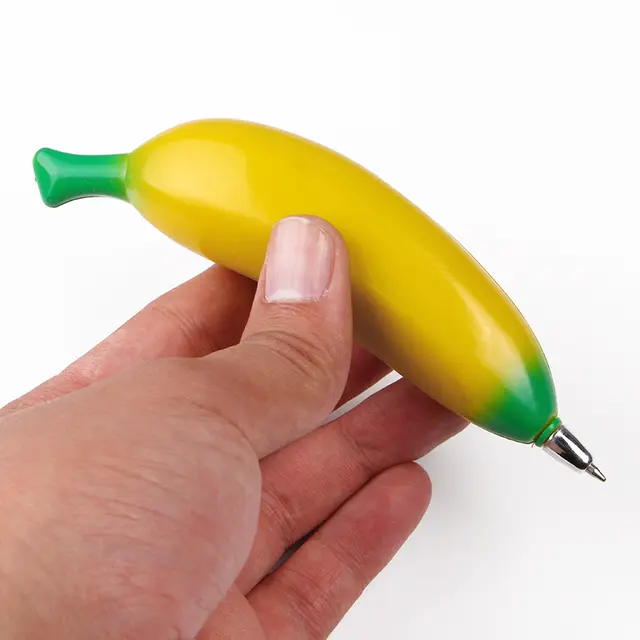 Banana Shaped Ballpoint Pen 2pcs