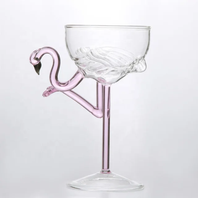 Flamingo Shaped Dessert Glass 2pcs