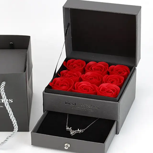 Rose Flower Jewelry Box