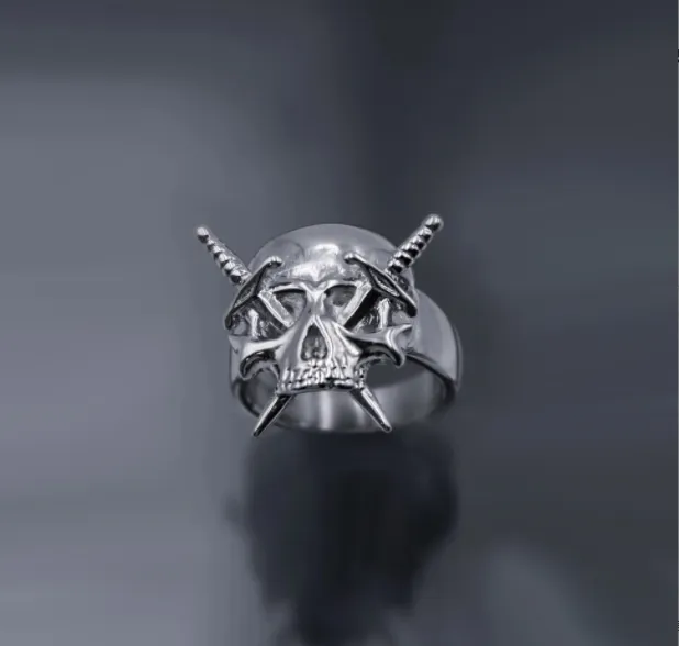 Halloween skull ring