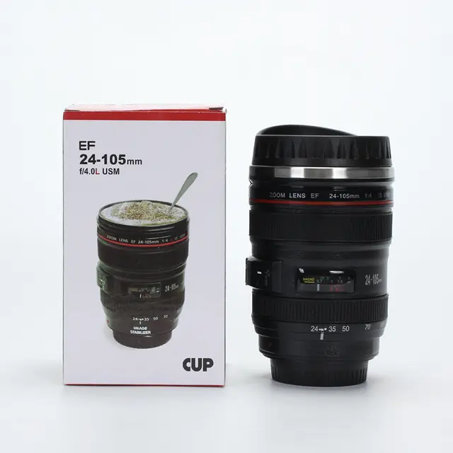 Camera Lens Shaped Mug