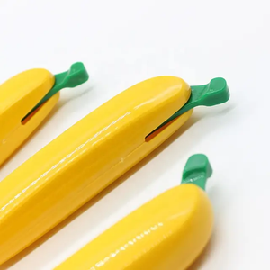 Banana Shaped Ballpoint Press Pen 2pcs