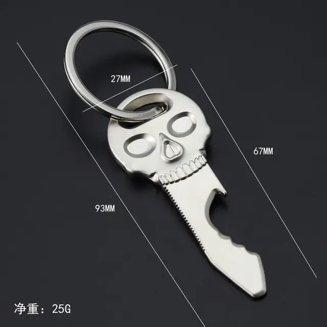 Skull Bottle Opener with keychain