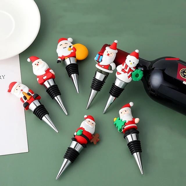 Christmas Santa wine Bottle stopper