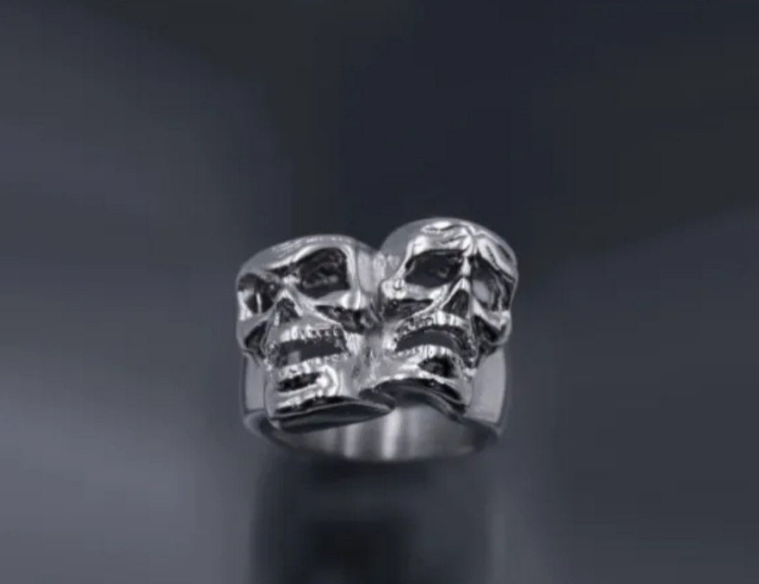 Halloween skull ring