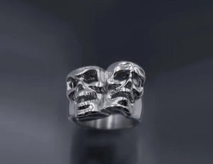 Halloween skull ring