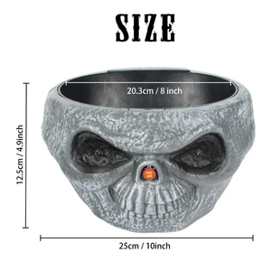 Halloween Skull Candy Bowl