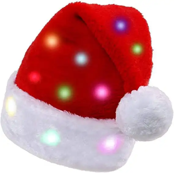 Christmas Light-Up Santa Hat