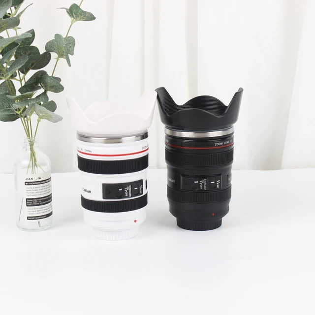 Camera Lens Lotus coffee mug