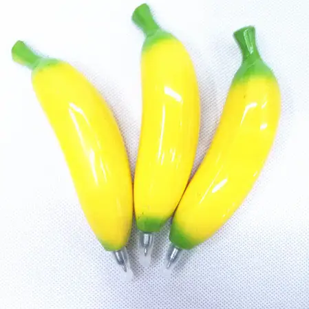 Banana Shaped Ballpoint Pen 2pcs