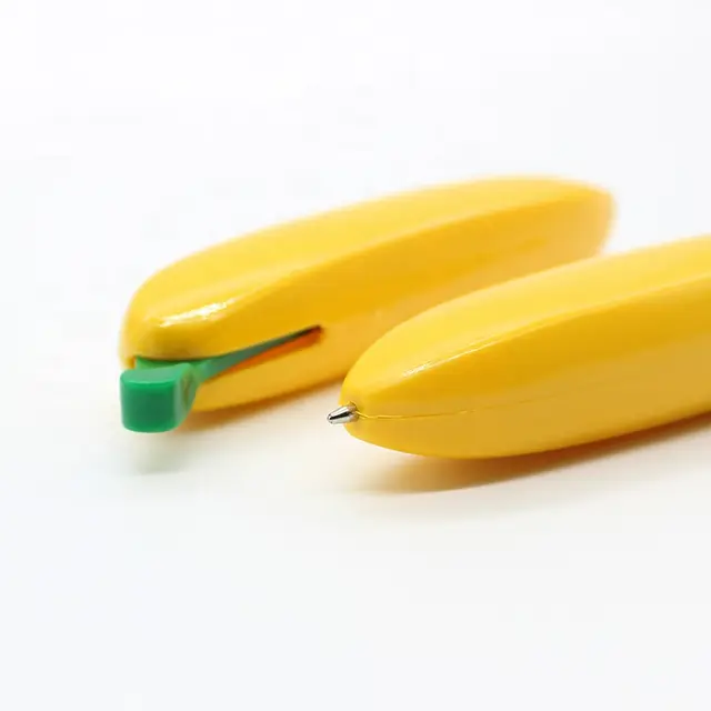 Banana Shaped Ballpoint Press Pen 2pcs