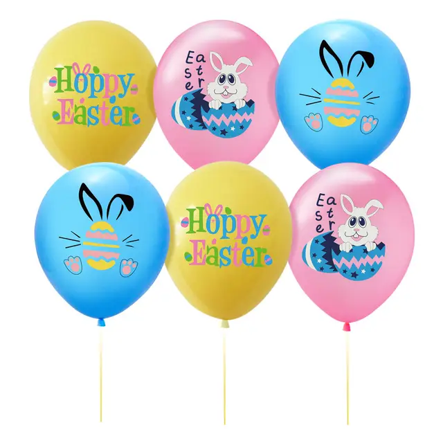 Easter Bunny Party Latex Balloon