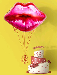 Lips Aluminum Foil Balloon 1 set