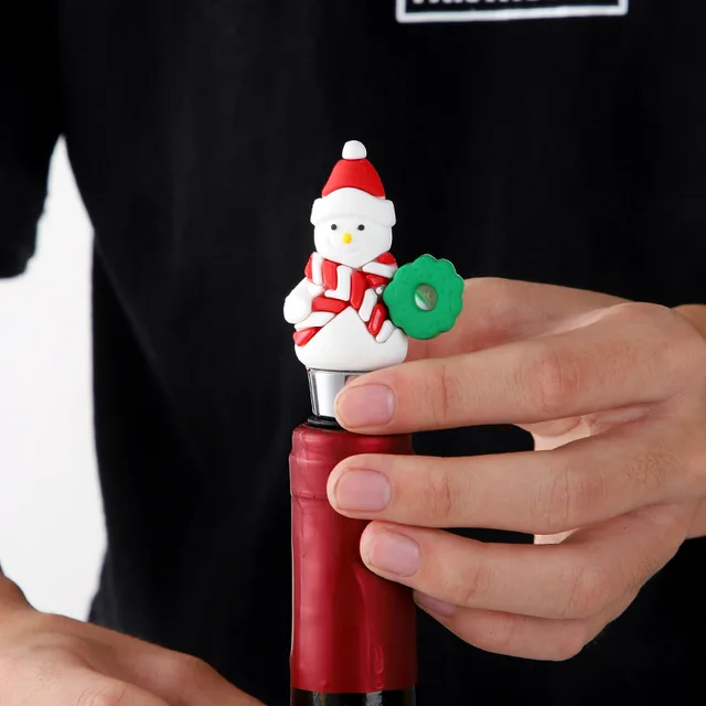 Christmas Santa wine Bottle stopper